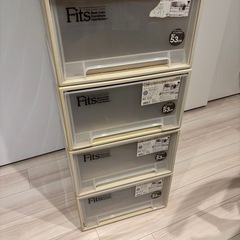 Fitsなど　衣装ケース　6個　まだまだ使えますの画像