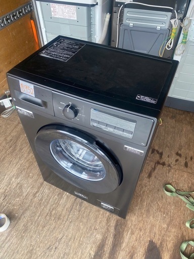 　　NO B952?福岡市内配送設置無料✨?6kgスリムドラム式洗濯機 (乾燥なし)(ND60UL1 ブラック) 2025年