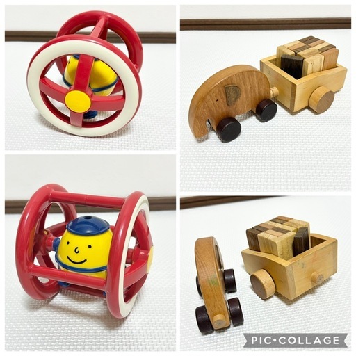 木のおもちゃ木製玩具ボーネルンド10点 (ブロッサム) センター北の