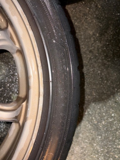 5ZIGEN  17インチアルミホイール　INPERIO SPORTS RS-1  ２本セット