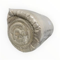 ブランケット 毛布 230×230cm 正方形 ベージュ クリーム 大判 ダブルの画像