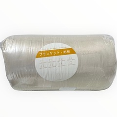 ブランケット 毛布 230×230cm 正方形 ベージュ クリーム 大判 ダブルの画像