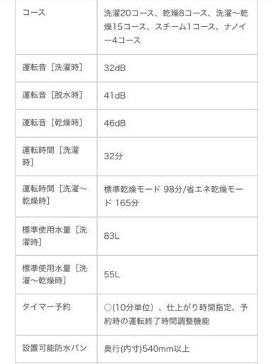 Panasonicドラム式洗濯機NA-LX129DL 2024年製　