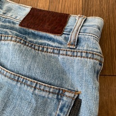 ゆる〜っと履けるデニム　Mの画像