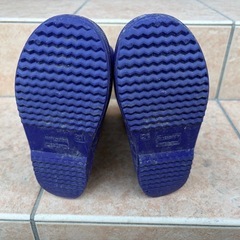 長靴　紫色　21.0cmの画像