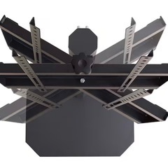 ニトリ　首振り壁寄せテレビスタンド（ロータイプ OTG BK)の画像