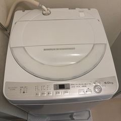 洗濯機Sharp 2017年製の画像