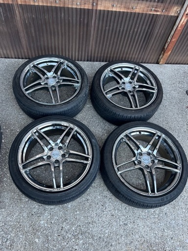 超希少　AVS モデル5 17インチタイヤ4本付 195/45R17