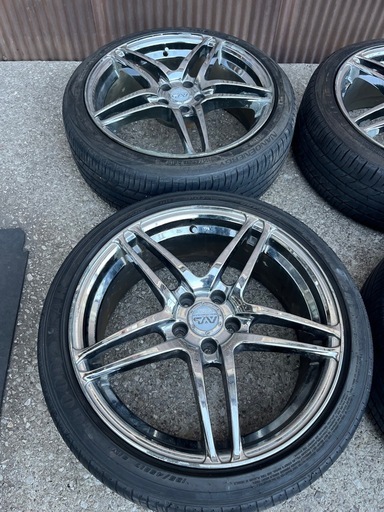 超希少　AVS モデル5 17インチタイヤ4本付 195/45R17