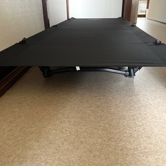 DABADB コット ブラック 超軽量 折りたたみ式 アウトドアベッドの画像