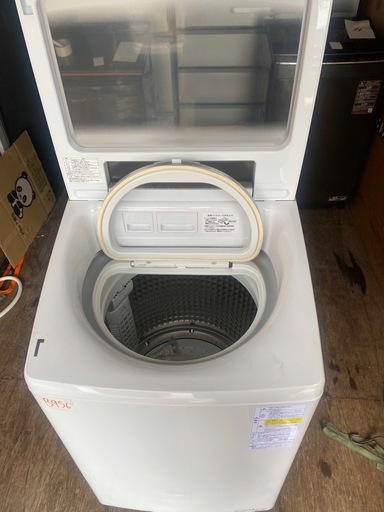 NO B956?福岡市内配送設置無料✨?縦型洗濯乾燥機 ホワイト AQW-TW10N-W [洗濯10.0kg /乾燥5.0kg /ヒー
