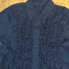 【新品タグ付】Cube-Cubeセンソユニコ ブラウス シャツ 長袖 L相当の画像