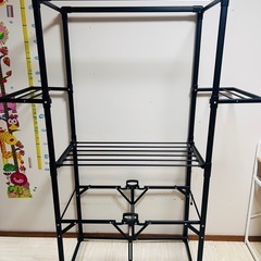 大容量 室内物干しの画像