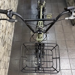Panasonic 電動アシスト自転車 EZ（イーゼット）マットオリーブ（BE-ELZ035G）
の画像
