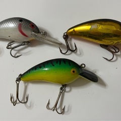 クランクベイト3個　ルアー　釣具の画像