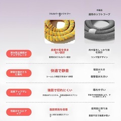 静音スプリングフラフープ ダイエットトレーニング フィットネスの画像