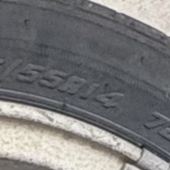 ホンダ純正 14インチ アルミホイール＆タイヤ 4本セット（155/65R14） ※純正ナット付き の画像