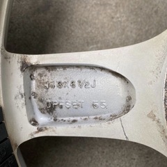 スタッドレスタイヤ215/65/R16マツダ純正ホイールの画像