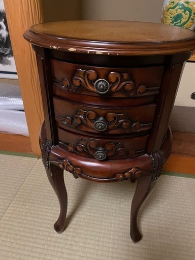 アンティーク　木製　机