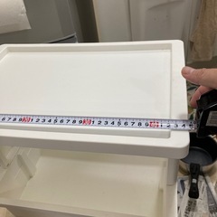 ホワイトカラー 収納キャスター(１つは受付終了)の画像