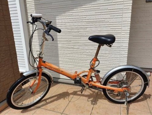折りたたみ自転車20インチ【変速６段ギア】