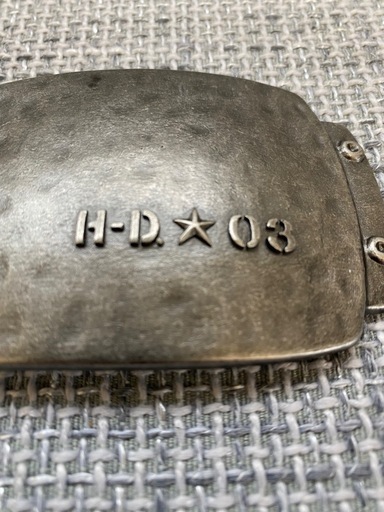 【希少】ハーレーダビッドソン 100周年記念 純正バックル H-D★03