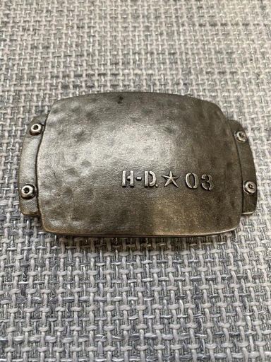 【希少】ハーレーダビッドソン 100周年記念 純正バックル H-D★03