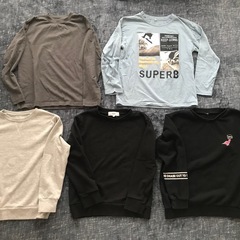 サイズ140 ロンT、トレーナーセットの画像