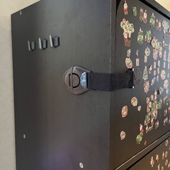 難あり　扉つき3段ボックスの画像