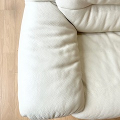 IDC.大塚家具.オースチン.本革.３人掛け高級ソファ.定価:31万円の画像