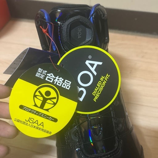 新品 ミズノ 安全靴 27.5cm EEE J5AA ダイヤル式 黒 青
