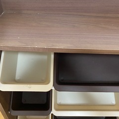 天板付キッズトイハウスラック おもちゃばこの画像