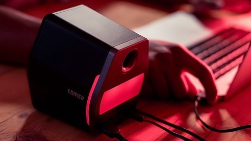 Edifier 32W G2000 RGB 小型 ゲーミングスピーカー 高音質
