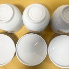 【決まりました】和風茶碗蒸し用陶器 海鮮柄3個の画像