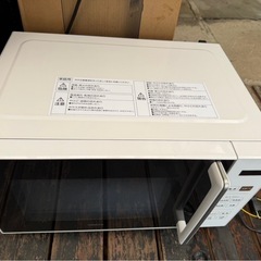 YAMAZEN 電子レンジ NERW-F018(W) 2023年製 動作確認済み 単機能レンジ　 の画像
