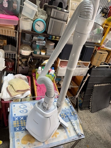 パナソニック 掃除機 紙パック式 軽量 エアダストキャッチャー搭載 ライトグレー MC-PJ22A-H