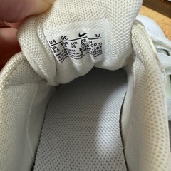 【15cm】　Nike ホワイト ベルト付き スニーカーの画像