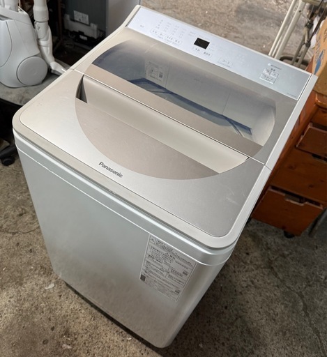 パナソニック 8.0kg 全自動洗濯機 泡洗浄 ホワイト NA-FA80H8-W