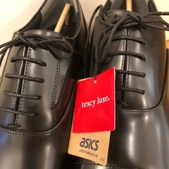 アシックス　テクシーリュクス　未使用　25.5 ストレートチップ　2E 7032 ビジネス
の画像