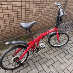取引中！折りたたみ自転車　20インチの画像
