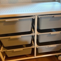 子供用ラック　衣装ハンガーラックの画像