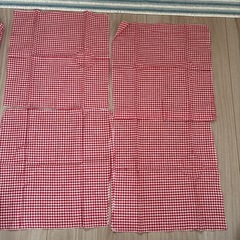 「決まりました。」布切れの画像