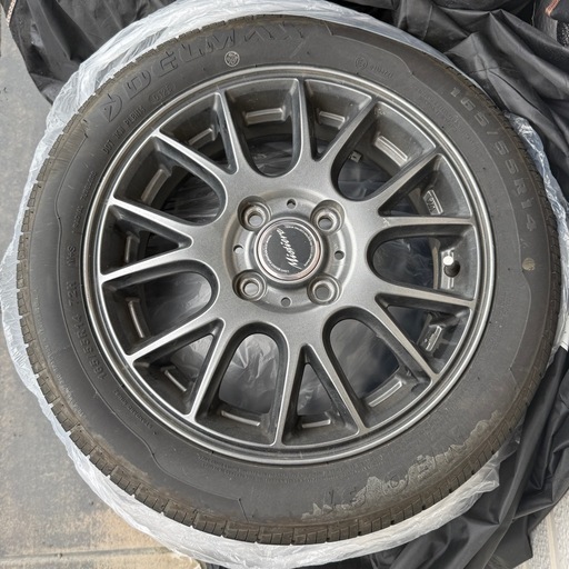 決まりました　夏タイヤ4本ホイール付165/55R14