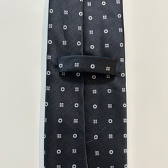 新品未使用 ネクタイ 別柄2本セット ネイビー ドット柄 ビジネス フォーマル　メンズ紳士男性用ユニセックスの画像