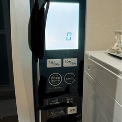 電子レンジ、ベッドフレームセット　3/29受け渡し希望(3/28.30.31も時間により)の画像