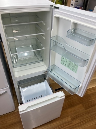 【安心半年保証付き】HITACHI 2ドア冷蔵庫　RL-154JA　2019年製