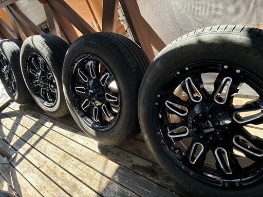 デリカ d5他　夏タイヤホイール4本セット　225/65/R17