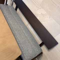 ダイニングテーブル＆ベンチ椅子セットの画像