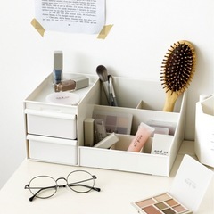 【お譲り先確定】3coins 引き出し付きコスメ収納の画像