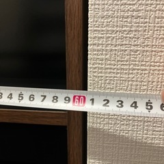 本棚　黒木目調の画像